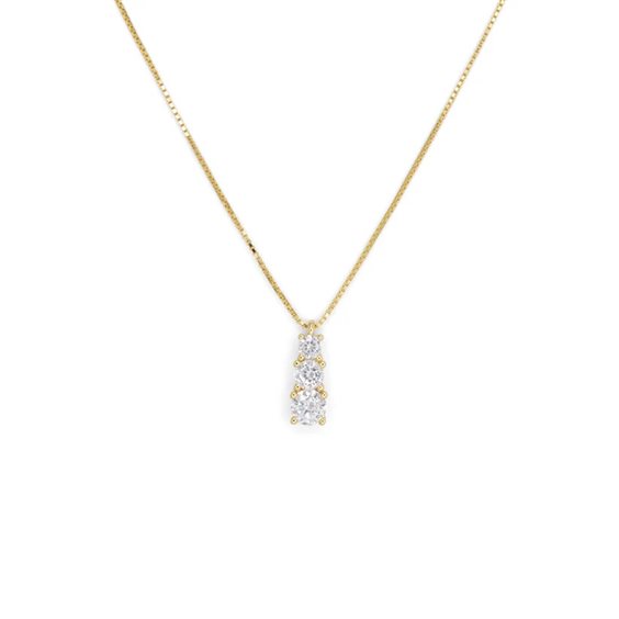 Collana Dilvdò Donna Degradè in Argento Zircone CLTROB - CLTROB